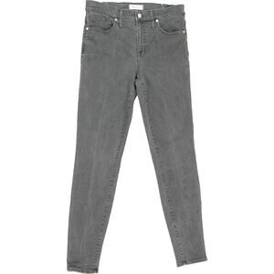 Madewell 9" High-Rise Skinny Lunar Wash Black Jeans